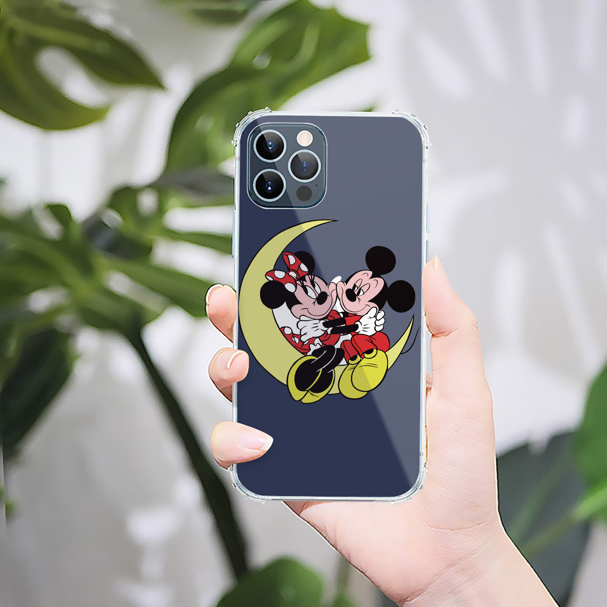 ミッキーマウス Mickey Mouse 【iPhone 12シリーズ対応】透明スマホケース（クリアソフトケース）